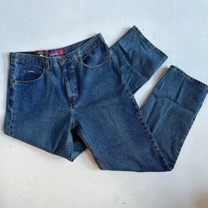 Vintage 70s Old Harbor Loose Denim Jeans Headstock 36 X 32